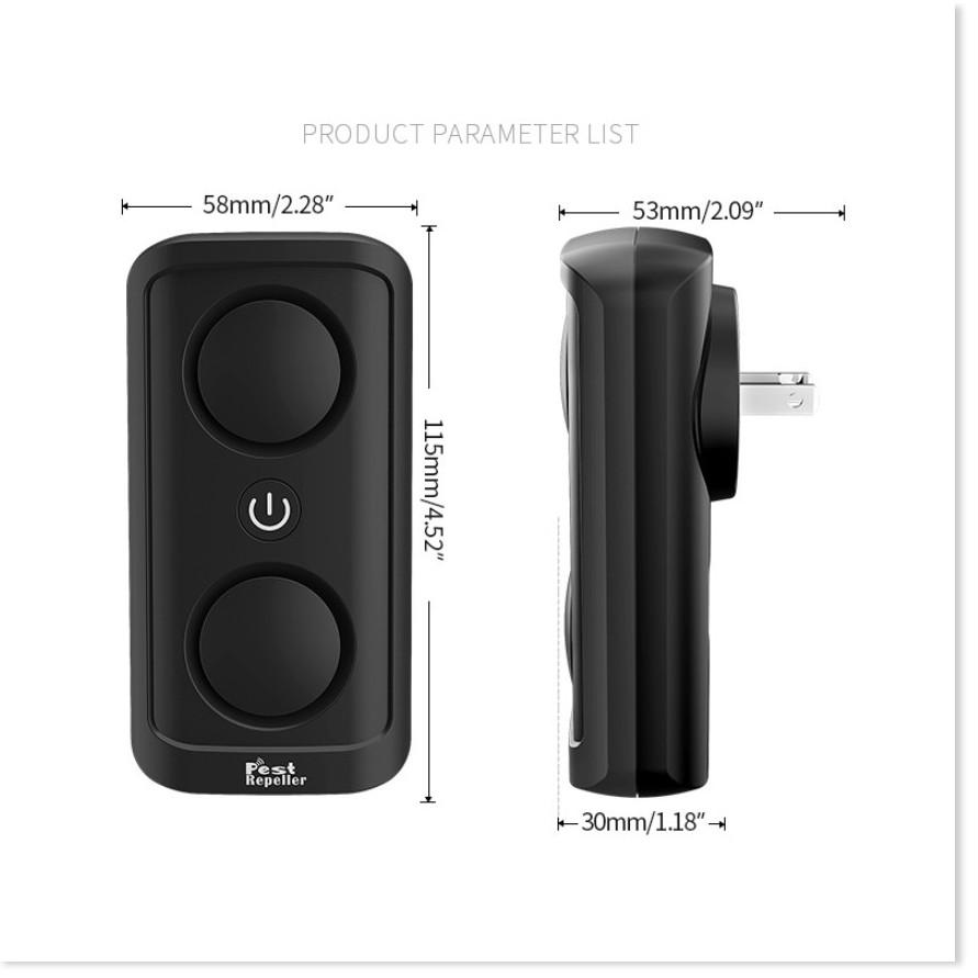 Máy đuổi chuột siêu âm PEST REPELLER 200m² Gia Dụng SG