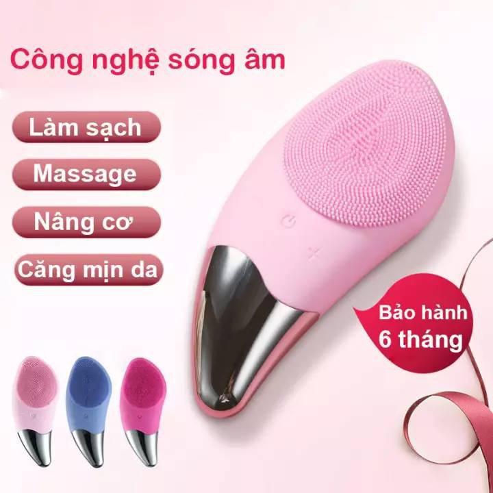 Máy Rửa Mặt Siêu Âm SONIC - Tích Hợp 3 Công Nghệ Làm Đẹp, Sạc USB Chống Nước Tuyệt Đối