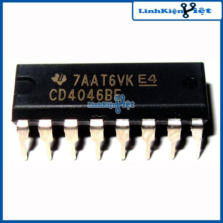 IC chức năng CD4046 16P hai loại CD4046BE, CD4046BM