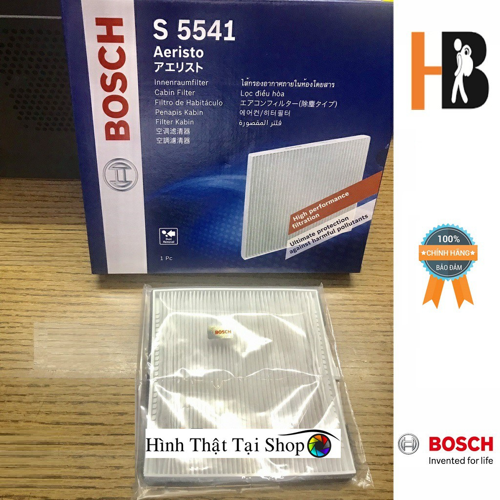 Lọc Gió Điều Hòa / BOSCH / Aeristo / S5541 Cho Xe Hyundai i10 , Kia Morning - Hibu