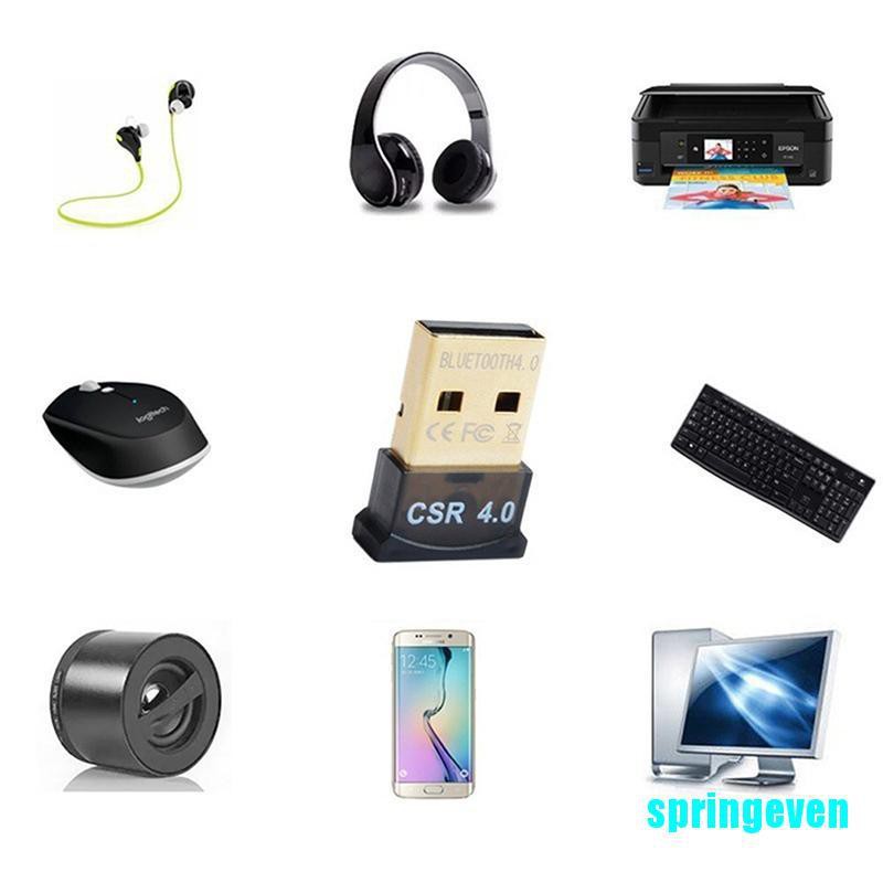 VINETTEAM USB Bluetooth 5.0 cho PC -USB Bluetooth Máy tính kết nối 20m - Hàng Nhập Khẩu