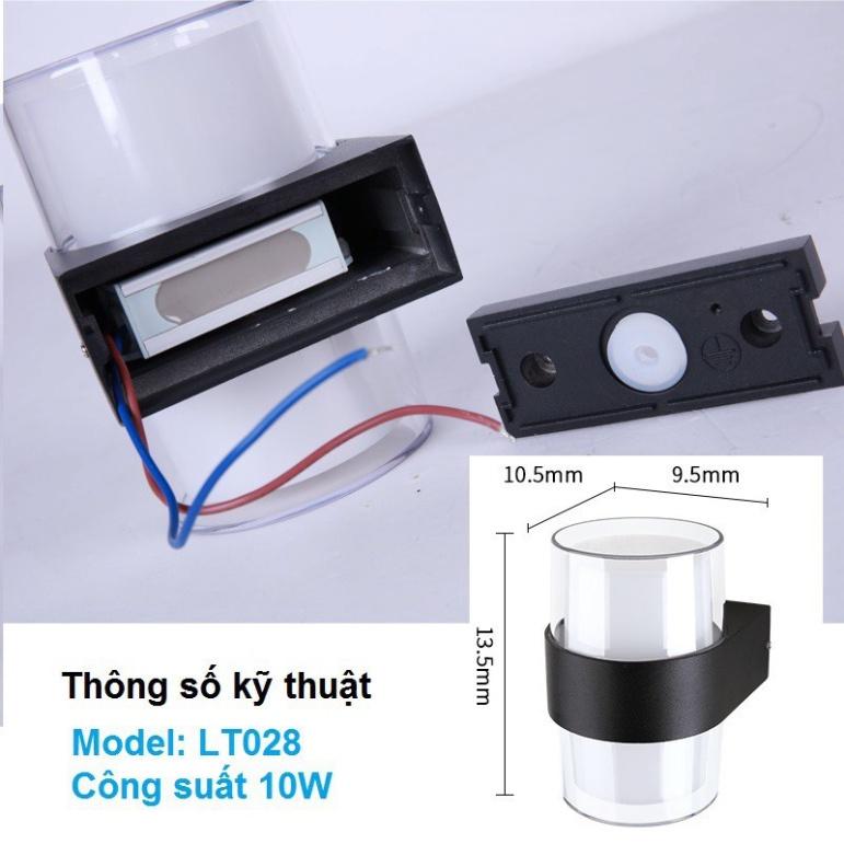 Đèn tường tô điểm hình khối, gắn trong căn nhà hoặc ngoài thiên nhiên - LT028
