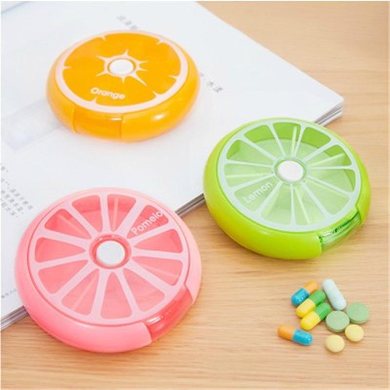 Hộp chia thuốc 7 ngày tiện dụng hình trái cây xinh xắn
