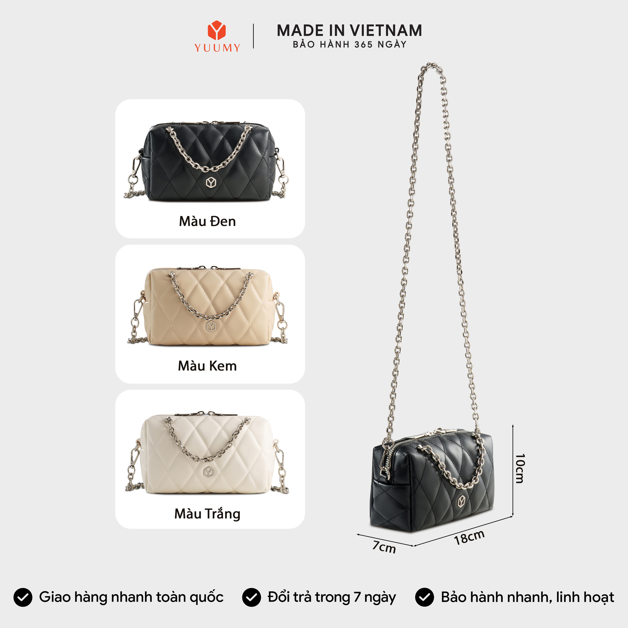 Túi đeo chéo nữ YUUMY YN339