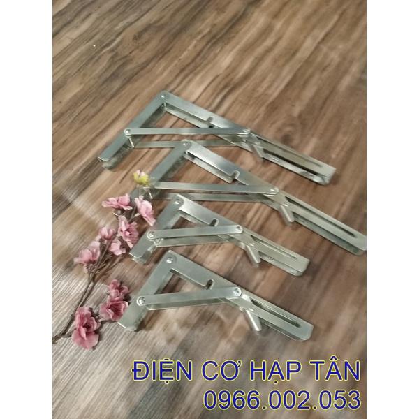 BẢN LỀ GẤP GỌN - INOX NGUYÊN CHẤT- 20, 25, 30, 35, 40CM , 45cm, 50cm - CHỤI LỰC 80KG
