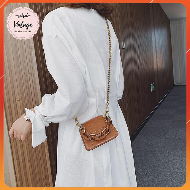 TÚI MINI DÂY XÍCH ULZZANG HOTTREND 2019 PHONG CÁCH HÀN QUỐC ĐEO CHÉO SIÊU YÊU CHO CÁC BẠN NỮ -vivi024