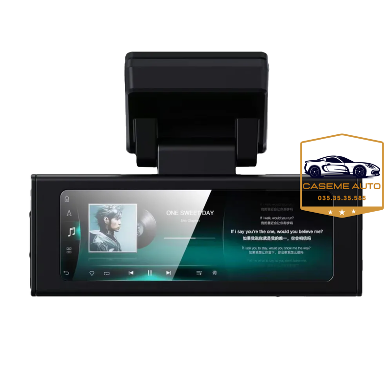 Camera Hành Trình Ô Tô Wi WU Dash Cam WiFi GPS ADAS Wi-DC201 Camera Trước Sau 4K Giám Sát Đỗ Xe 24/7 - Hàng Chính Hãng