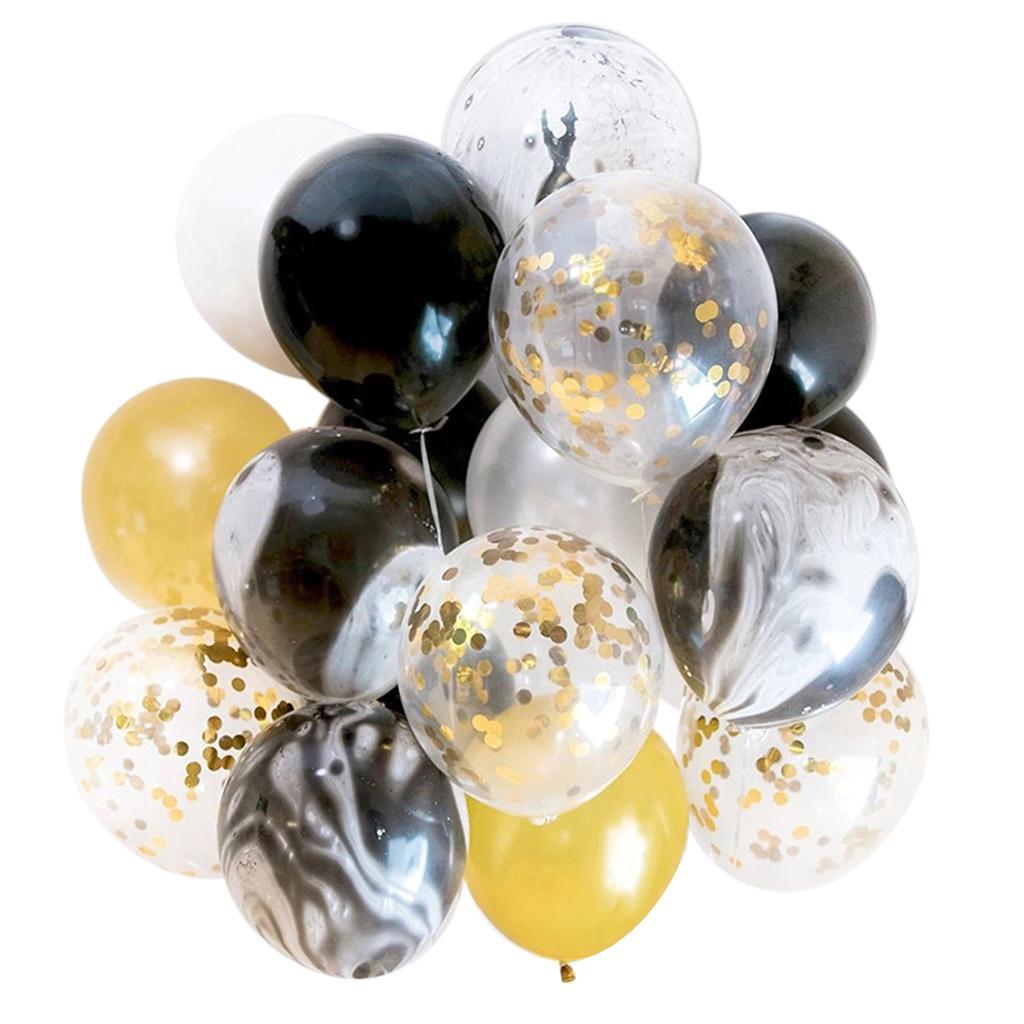 20 Pieces Agate Confetti Latex Balloons Wedding Birthday Party Decor
