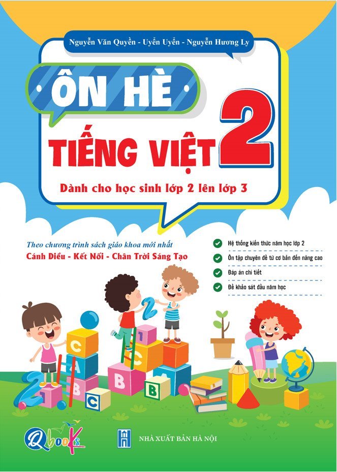 Combo Ôn Hè Toán và Tiếng Việt 2 - Chương Trình Mới - Dành cho học sinh lớp 2 lên 3 (2 cuốn)