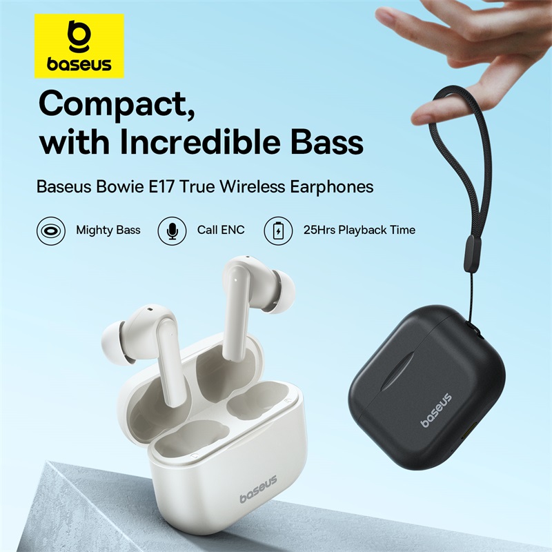 Tai Nghe Bluetooth Baseus Bowie E17 True Wireless Bluetooth Earphones (Hàng chính hãng)
