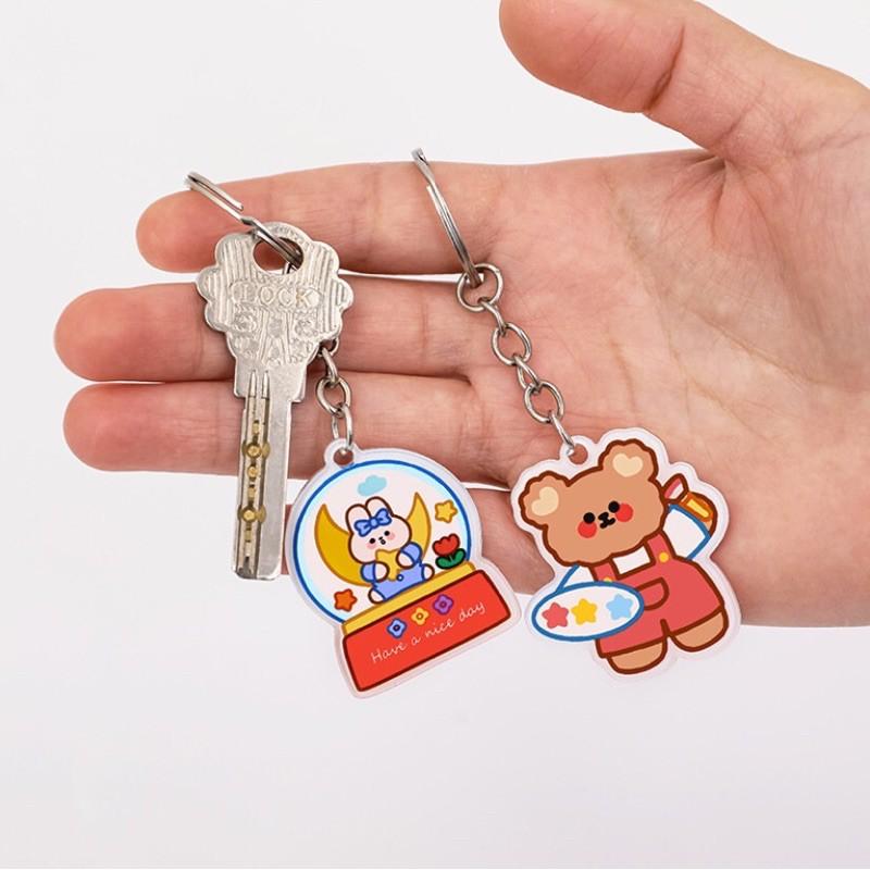 Móc treo chìa khoá nhiều hình cute xinh xỉu - Móc treo trang trí Balo cực dễ thương giá rẻ