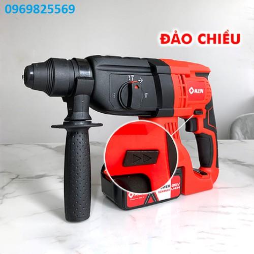 Máy Khoan Bê Tông Bin KEN 120 V kèm 2 Bin - Máy Khoan Pin Bê Tông Ken