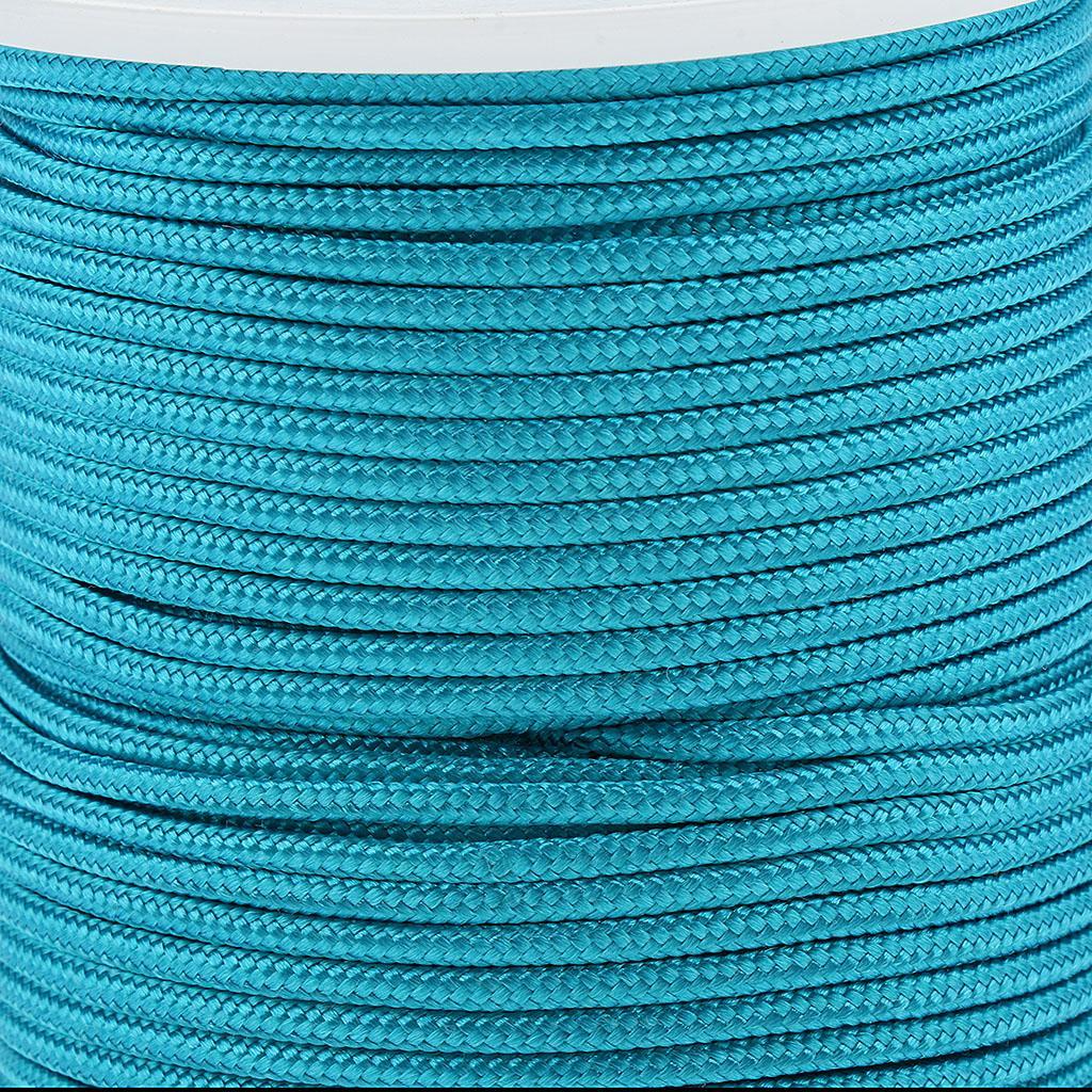 2 Pieces 2mm 50m Paracord Parachute Rope Cord Outdoor Camping Tent Guylines, Hiking Travel Hunting Survival