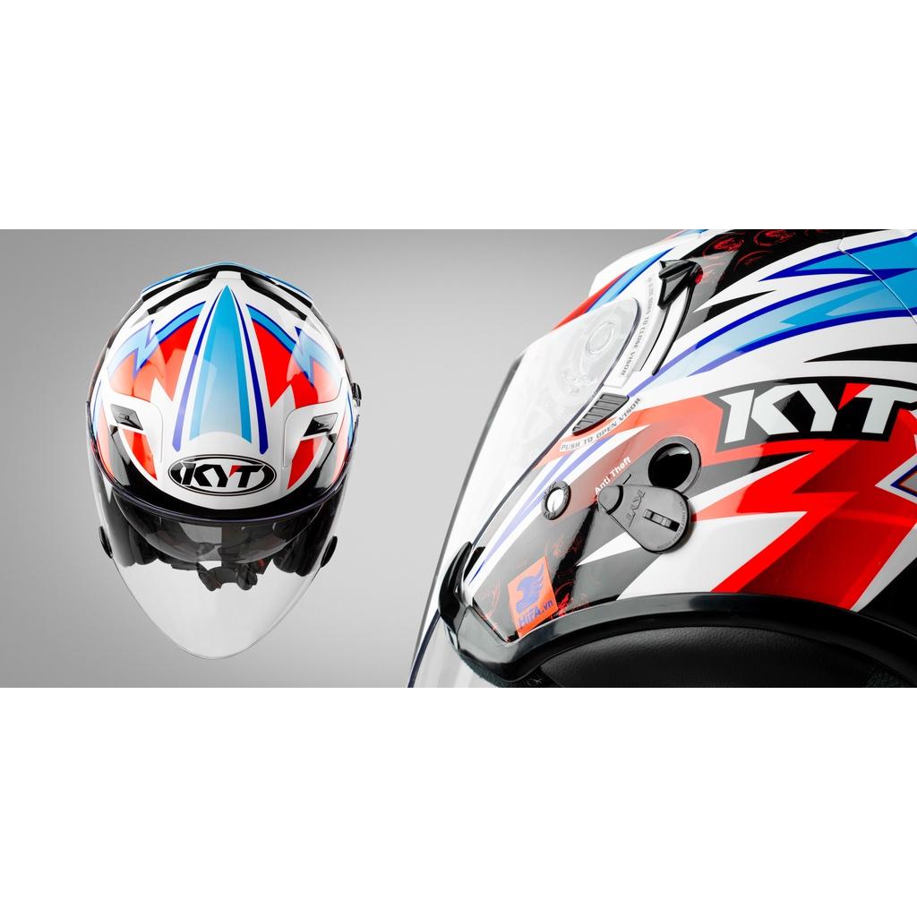 Mũ Bảo Hiểm 3/4 KYT VENOM Một Kính