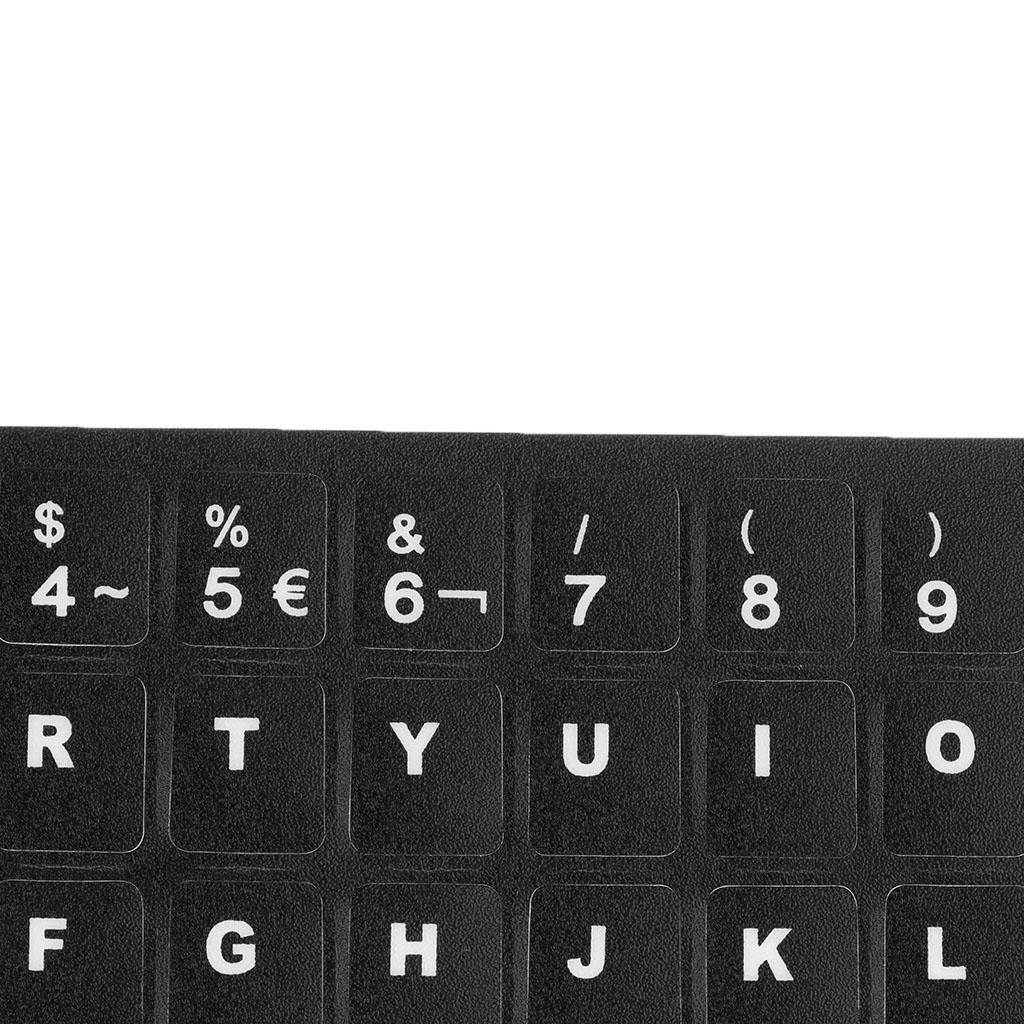 3xSpanish Letter Waterproof Super Durable Keyboard Skin Sticker Cover for PC