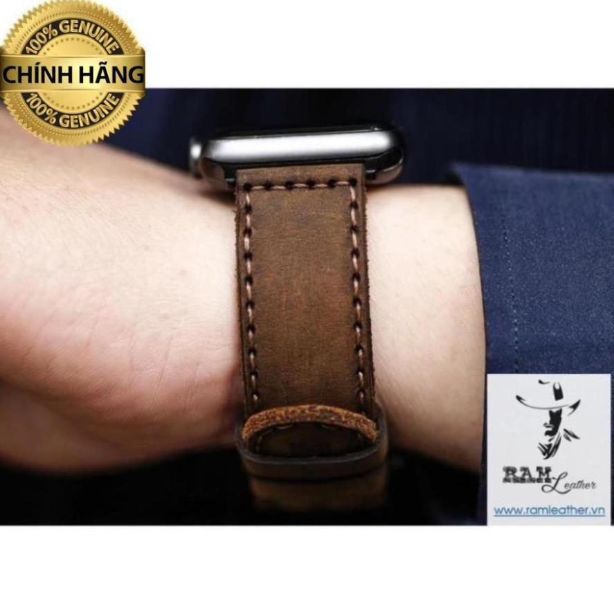 DÂY ĐỒNG HỒ DA SÁP NGỰA DÀNH CHO DÒNG APPLE WATCH – RAM BAUHAUS 1950 CHÍNH HÃNG