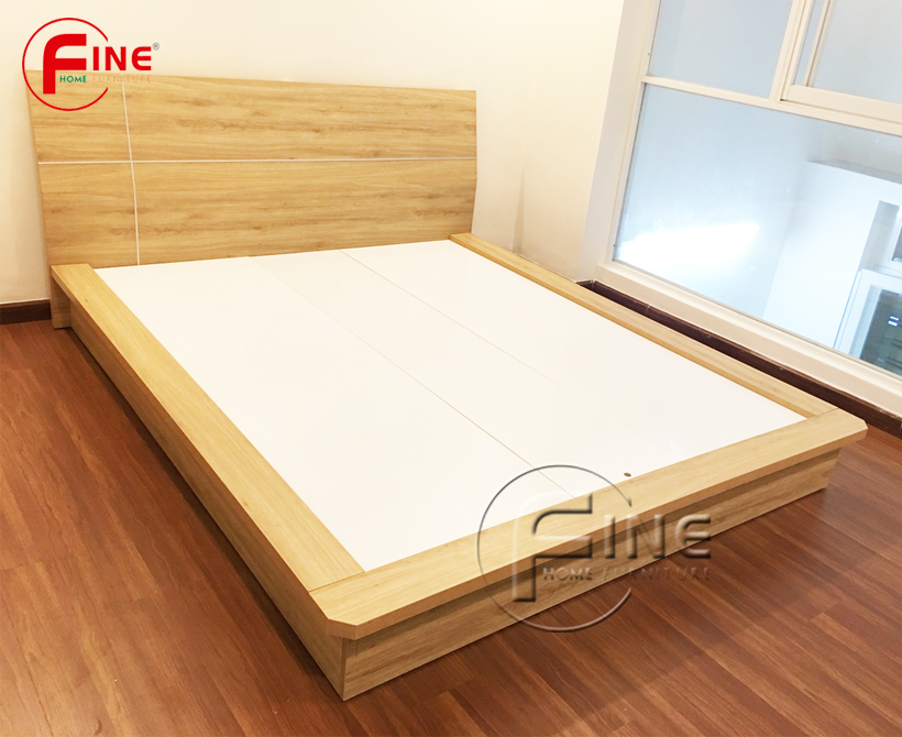 Giường Kiểu Nhật FINE FG054 (160cm x 200cm) phong cách hiện đại sang trọng