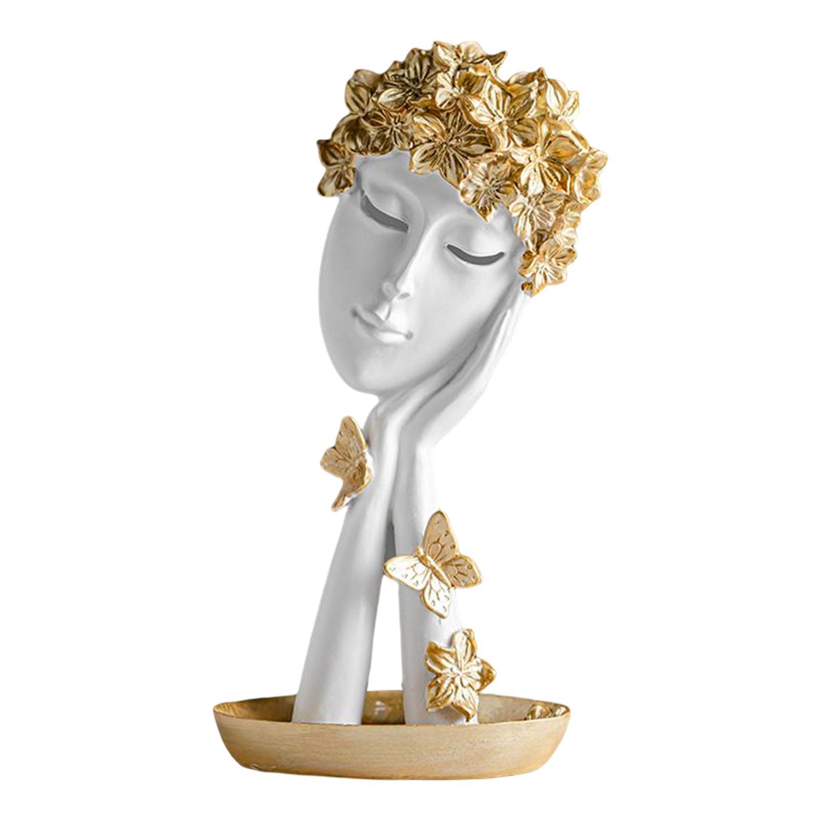 Creative Face Thinker Statue Sculpture Crafts Statue Figurine