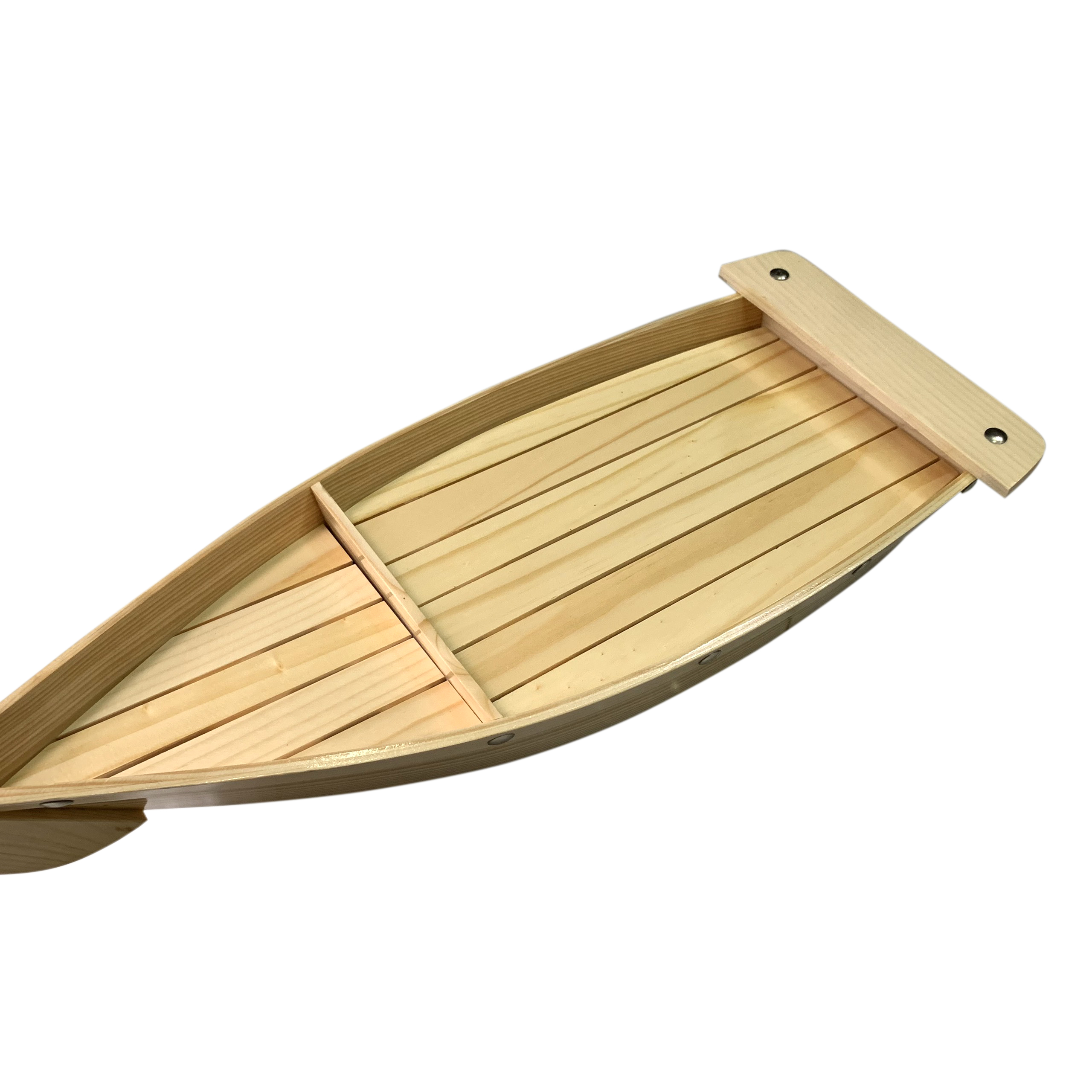 Khay thuyền gỗ trang trí món ăn thuyền gỗ Sushi & Sashimi Nhật Bản - Dài 58cm - Gỗ Thông Tự Nhiên