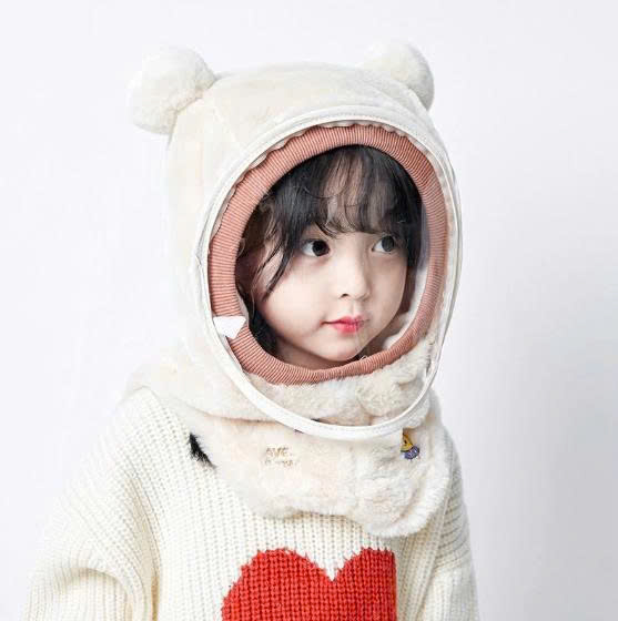 [KoSuyTu] Mũ Lông Cừu Trùm Đầu Mềm Mại Cute Kèm Kính (Có Thể Tháo Rời) 3 in 1 Giữ Ấm Trùm Đầu - Che Tai - Chắn Gió