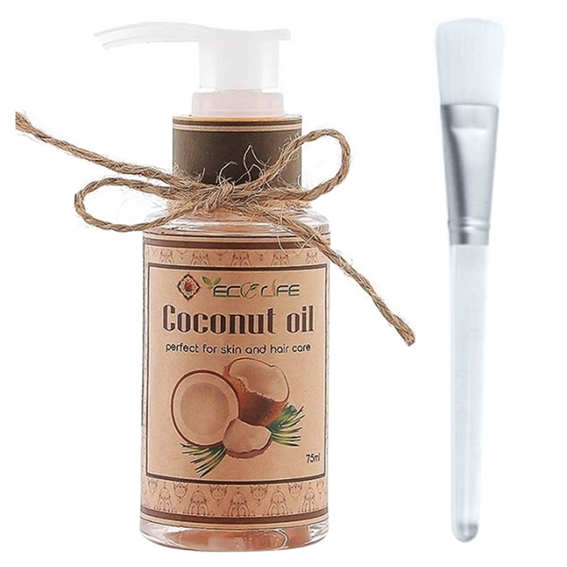 Dầu dừa tặng cọ quét mặt - Coconut Oil 75ml