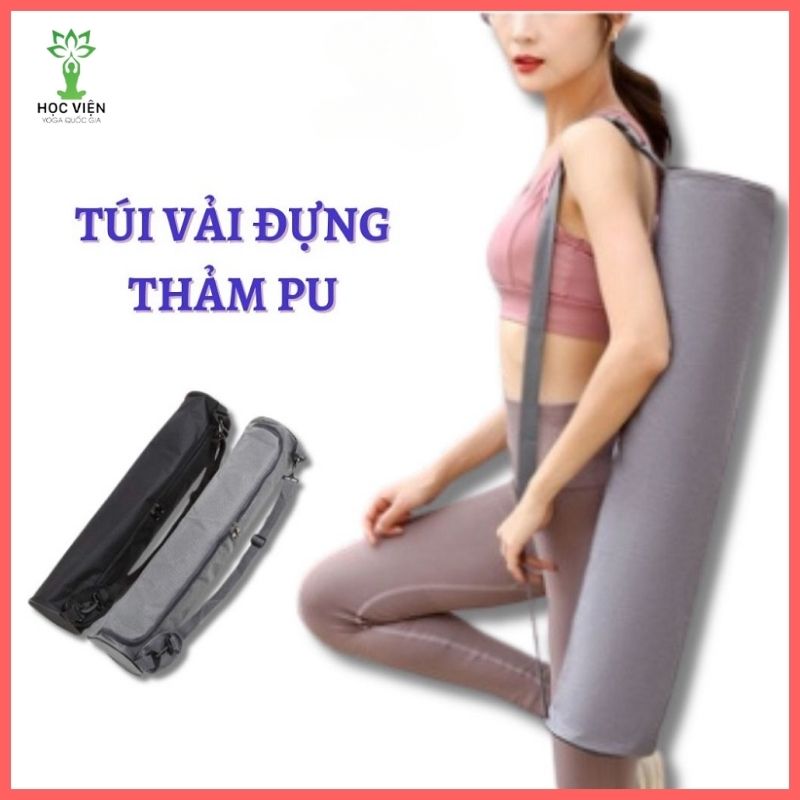 Túi Đựng Thảm Yoga Cao Cấp - YOGA QG, Chất Liệu Vải Dù Siêu Bền, Dây Khóa Kéo Hai Chiều, Dây Đeo Vai Tiện Lợi