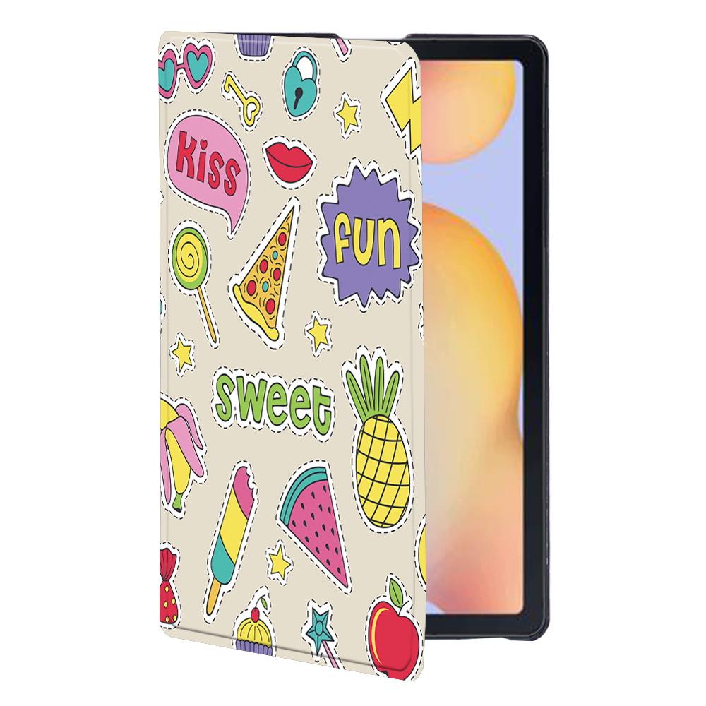 Trường hợp cho Samsung Galaxy Tab A8 10.5 "Tab A7 Lite 8.7" S6 Lite 10.4 "Tab Phim hoạt hình dễ thương Tab S4 S5E S6 10,5 inch Tab S7 11" Funda