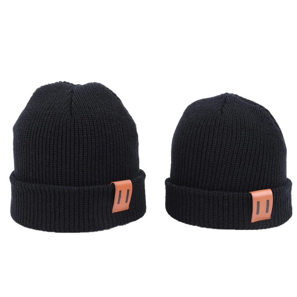 Mũ beanie dệt kim giữ ấm mùa đông cho bé