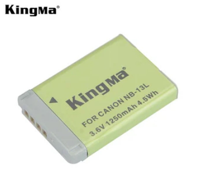 Combo 1 pin 1 sạc đôi Kingma for Canon NB-13L - Hàng chính hãng