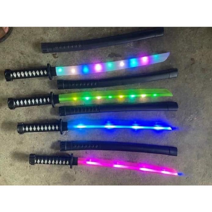 Kiếm thắp sáng Katana 68 Cm - Kiếm năng lượng - công cụ giải trí katana Nhựa Có Đèn và Âm Thanh