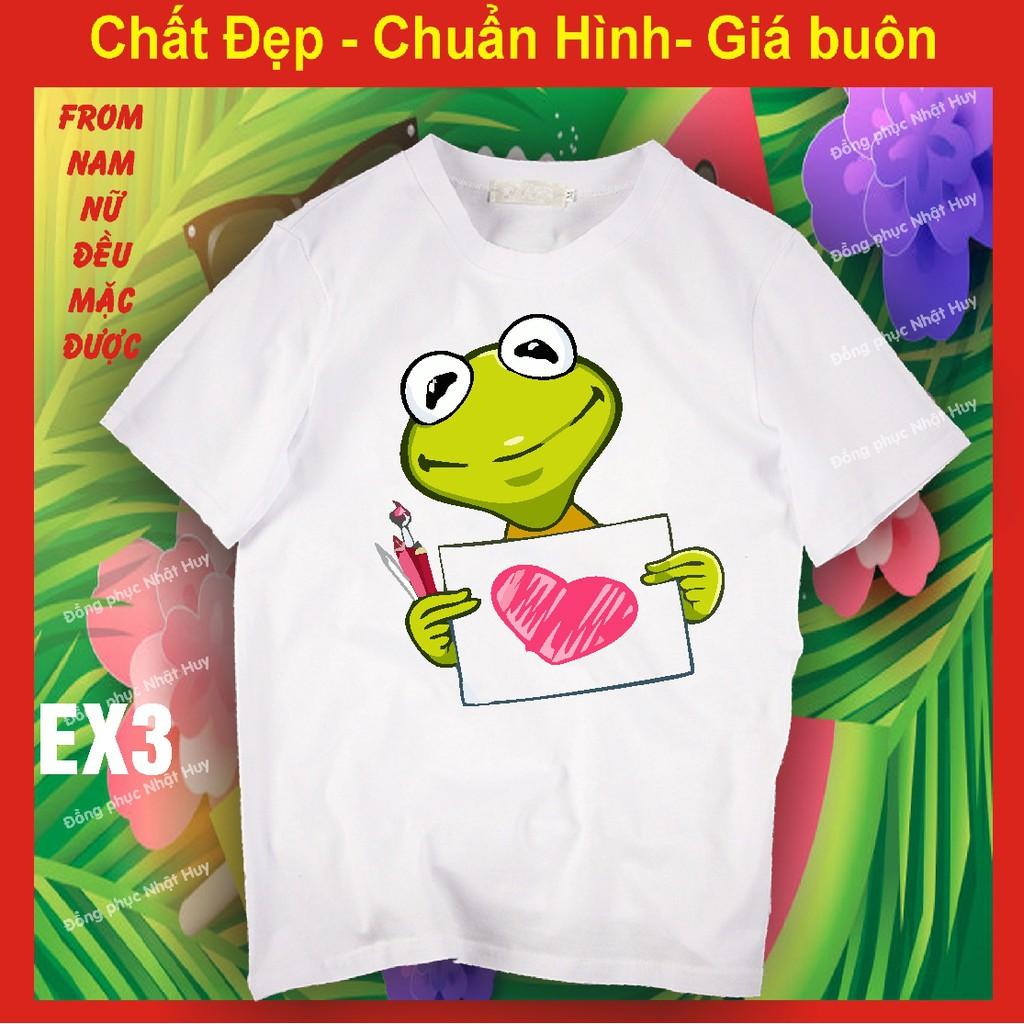 Áo thun ếch xanh ngộ nghĩnh 1,chất đẹp.phông supreme