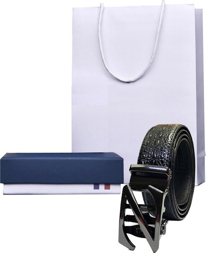 Thắt lưng/ dây nịt nam khóa tự động vân cá sấu có hộp đựng theo kèm LOẠI 1