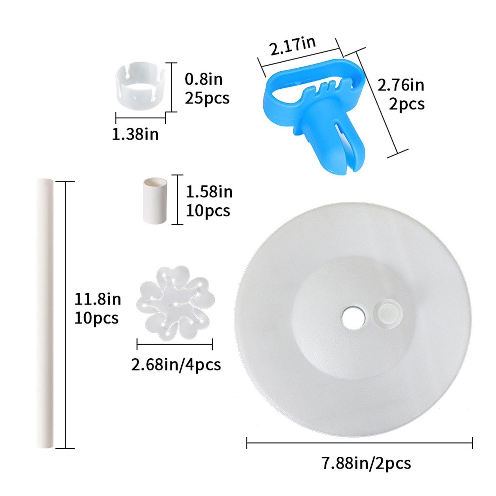 Balloon Column Kit Base Stand 10 Poles for Wedding Party Builder Kits
