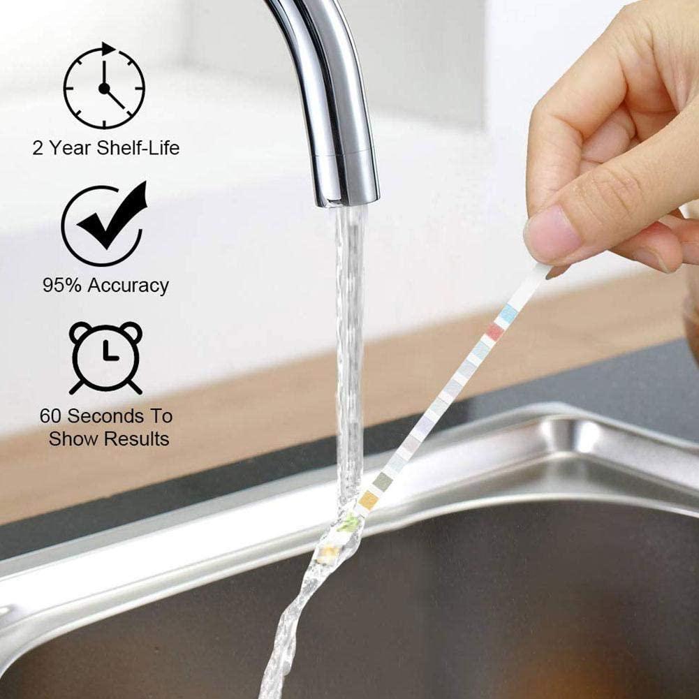 100 Gói Que Kiểm Tra Chất Lượng Nước Uống cho Hồ Cá, Nước Uống, Phát Hiện Dễ Dàng Và Nhanh Chóng Độ Cứng, Độ pH, Brom, Nitrat và hơn thế nữa