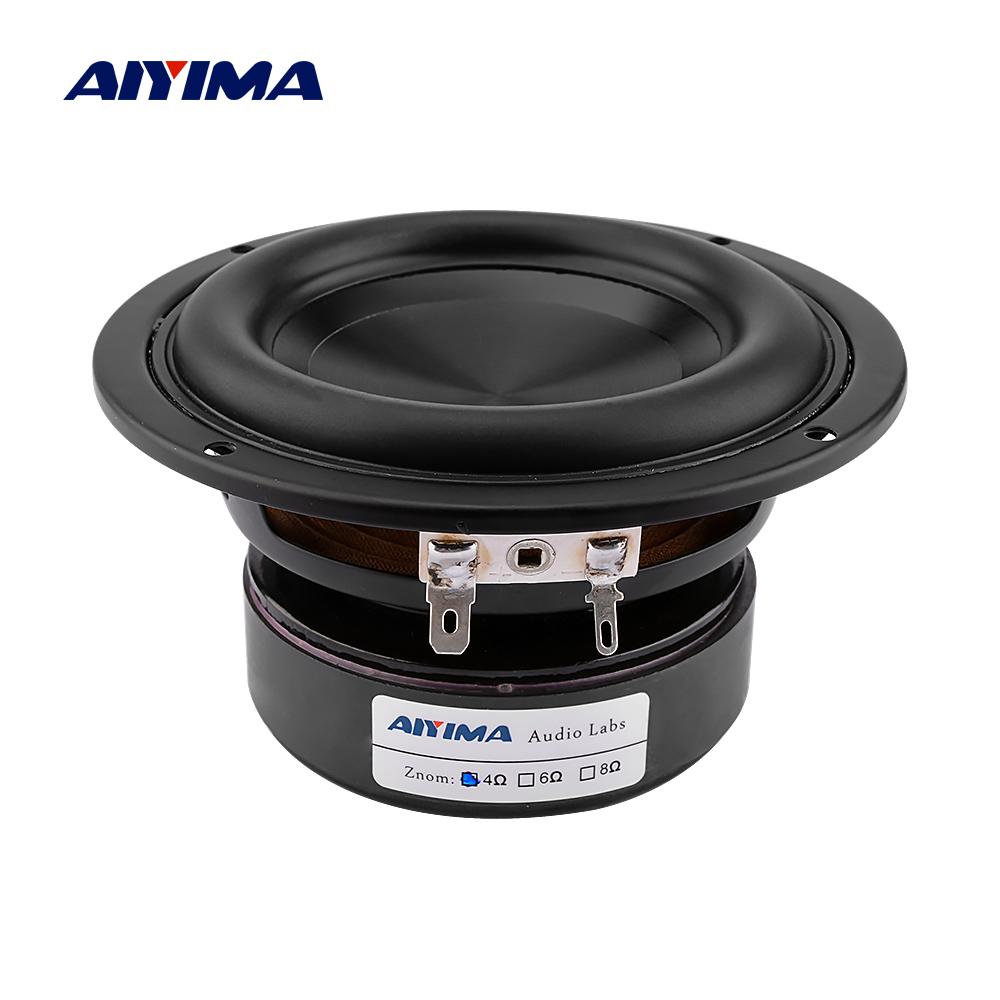Aiyima 1 4 Inch Loa Trầm Âm Thanh Loa Chống Nước Bass Âm Thanh Hifi Âm Nhạc Loa Siêu Trầm Altavoz 4 8 Ohm 100W Rạp Hát Tại Nhà Loa Color: 8 ohm Square