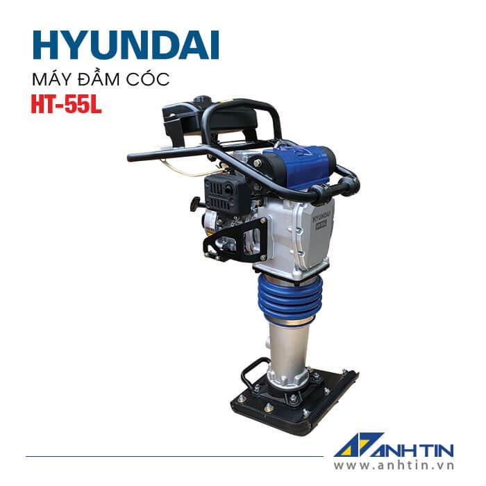 Máy đầm cóc HYUNDAI HT-55L | Động cơ Robin EH09 | 2.2kW - 3.0HP | Tần số đập 650 - 695 lần/phút | Bảo hành 12 tháng