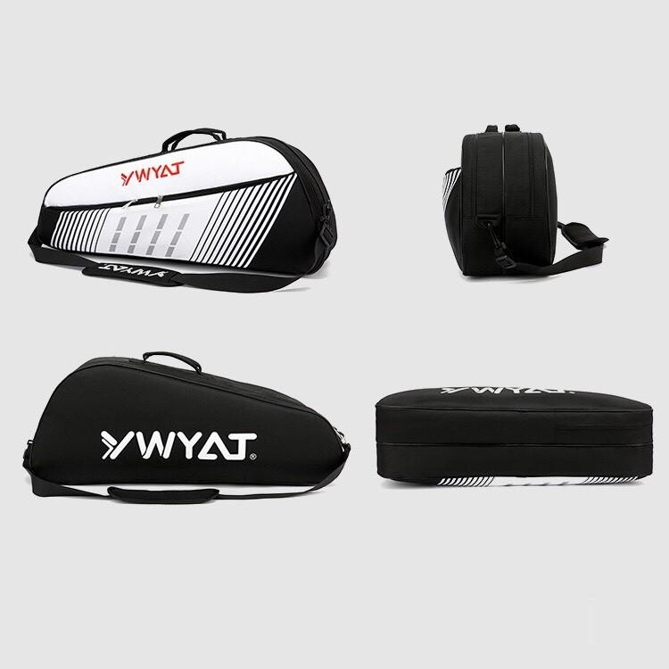Túi cầu lông Ywyat C-308 đen trắng (2 ngăn)