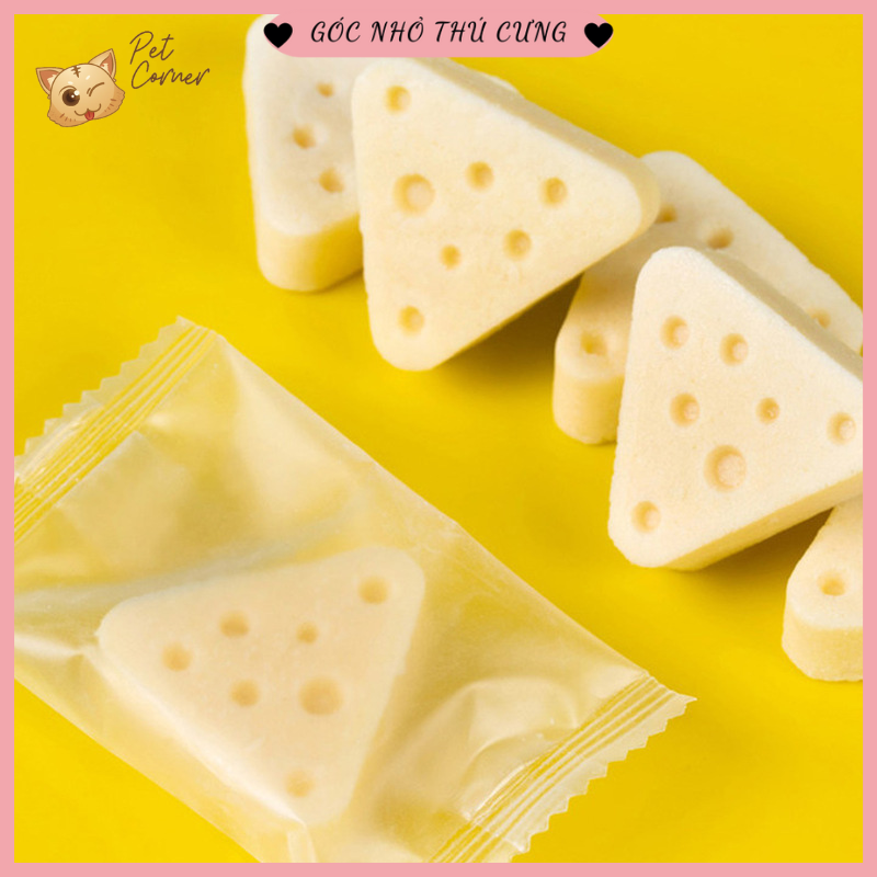 Phô mai siêu thơm ngon, béo ngậy, giàu dinh dưỡng cho chó mèo, chuột hamster
