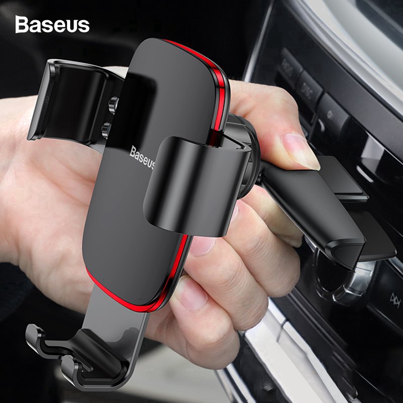 Giá đỡ điện thoại Baseus Metal Age Gravity Car Mount CD version Hàng chính hãng