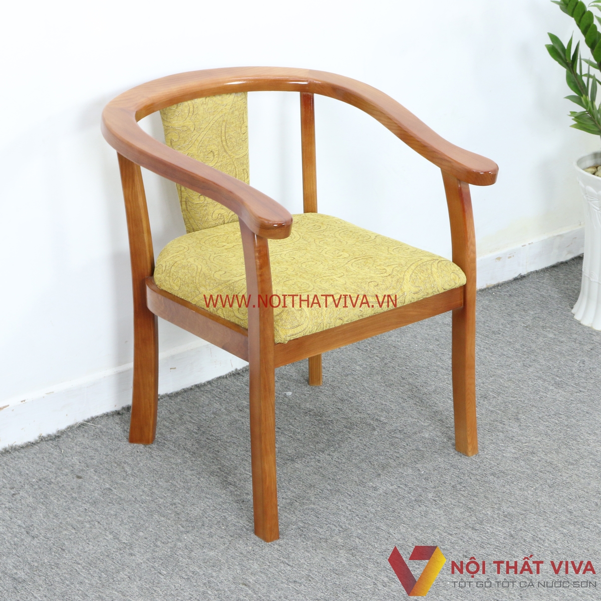 Bộ Bàn Trà 2 Ghế Gỗ Sồi Nga Màu Cánh Gián Đẹp Giá Rẻ