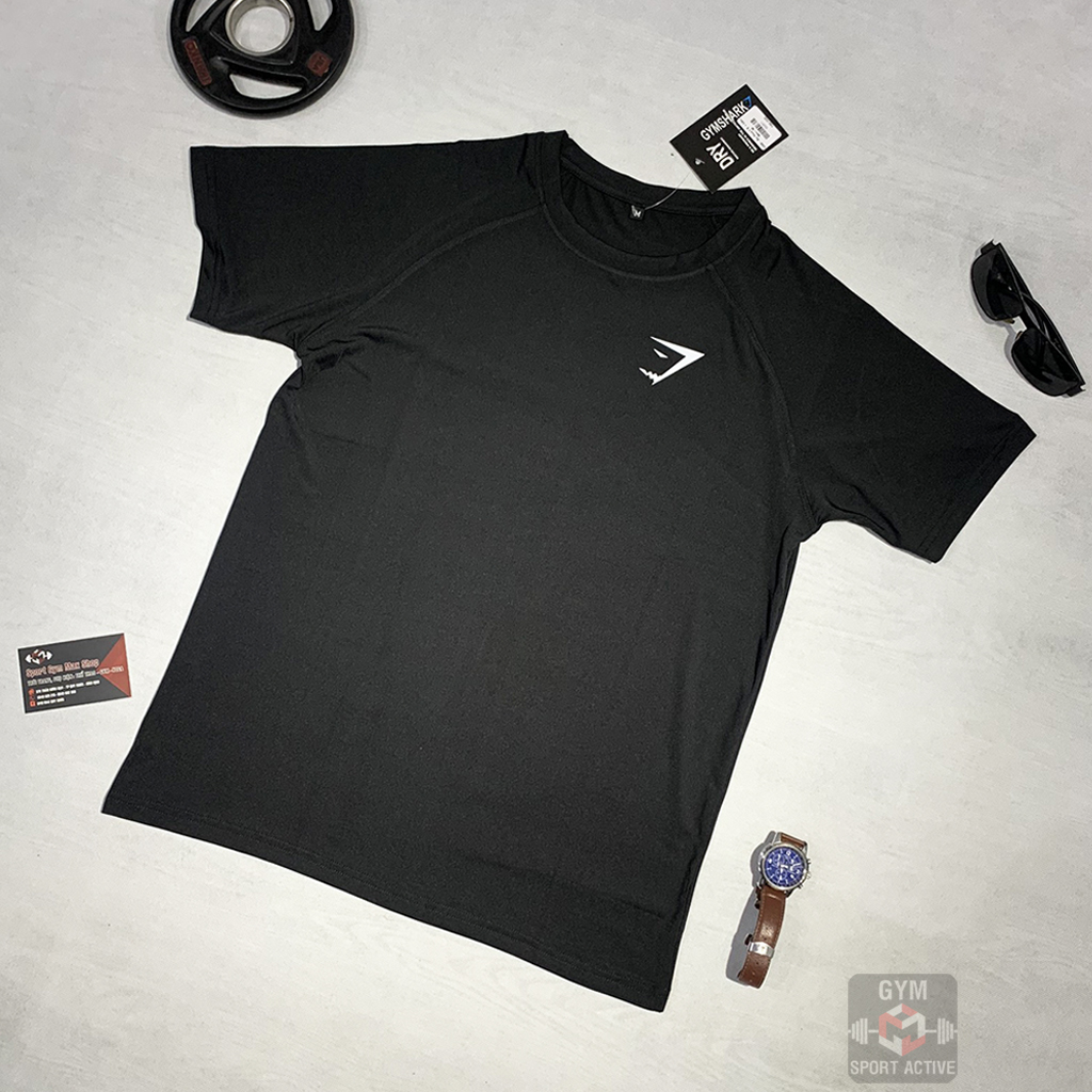 Áo Thun nam thể thao áo thun tập gym nam phom đẹp hơi ôm tôn dáng t shirt Gymshark thun lạnh 4 chiều thoáng mát