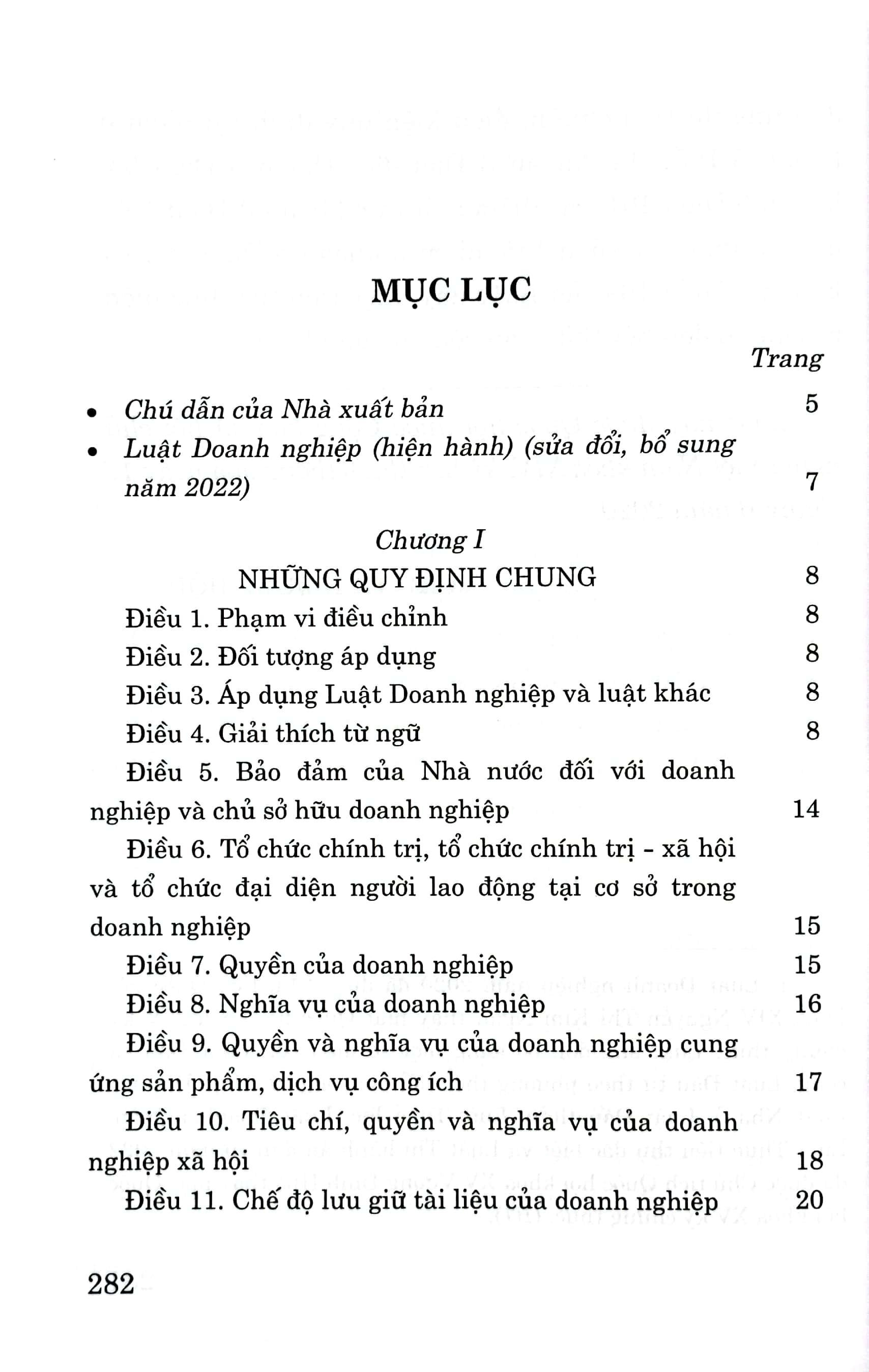 Luật Doanh Nghiệp (Hiện Hành) (Sửa Đổi, Bổ Sung Năm 2022)