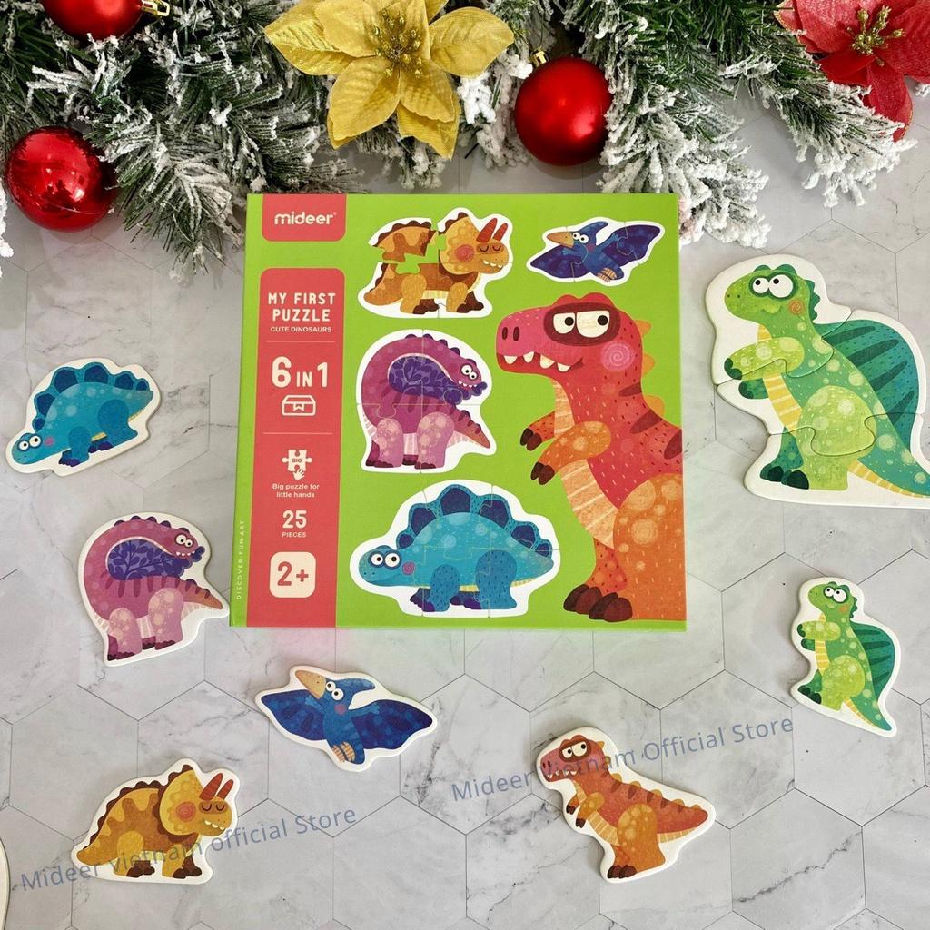 Đồ Chơi Ghép Hình Cho Bé Mideer My First Puzzle, Đồ Chơi xếp hình tư duy Phát Triển Trí Tuệ Cho Bé 2,3,4 Tuổi 8 Chủ ĐềDi