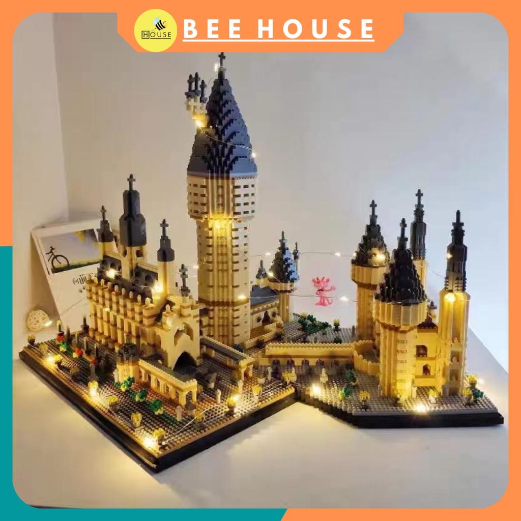 Đồ chơi Lắp ghép Mô hình Harry Potter Siêu Phẩm Học Viện Hogwartss 7750 mảnh ghép nanoblock Hogwarts Castle