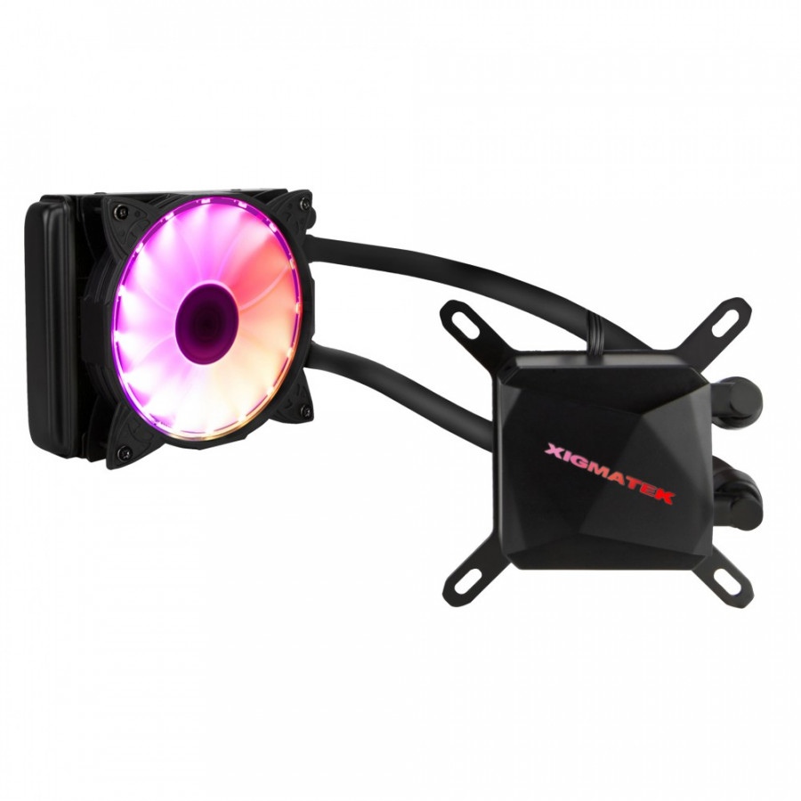 Tản Nhiệt Nước CPU XIGMATEK GLACE 120 (EN41022) fan RGB - Hàng Chính Hãng