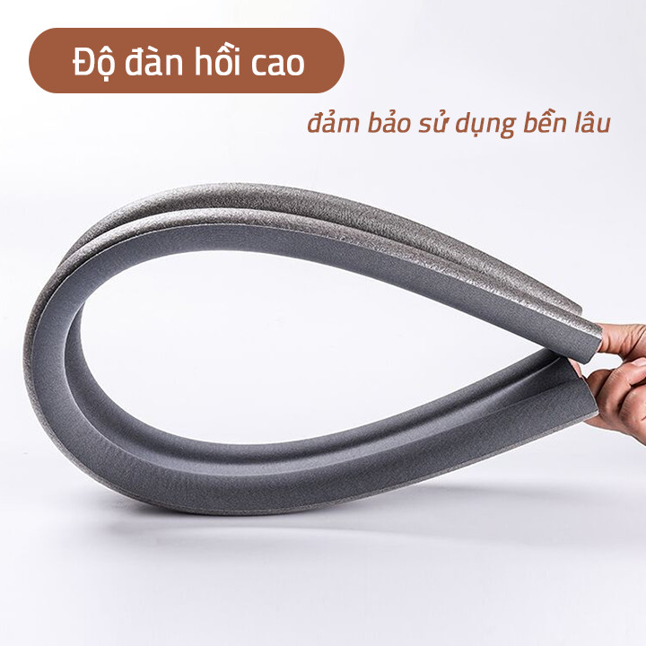 Miếng Xốp Bọc Chân Cửa Chắn Gió Chống Bụi, Ngăn Tiếng ồn, Ngăn Côn Trùng- Chất Liệu Bông xốp + EVA Dày Bền 93 x 9.6cm- Hàng Chính Hãng MINIIN