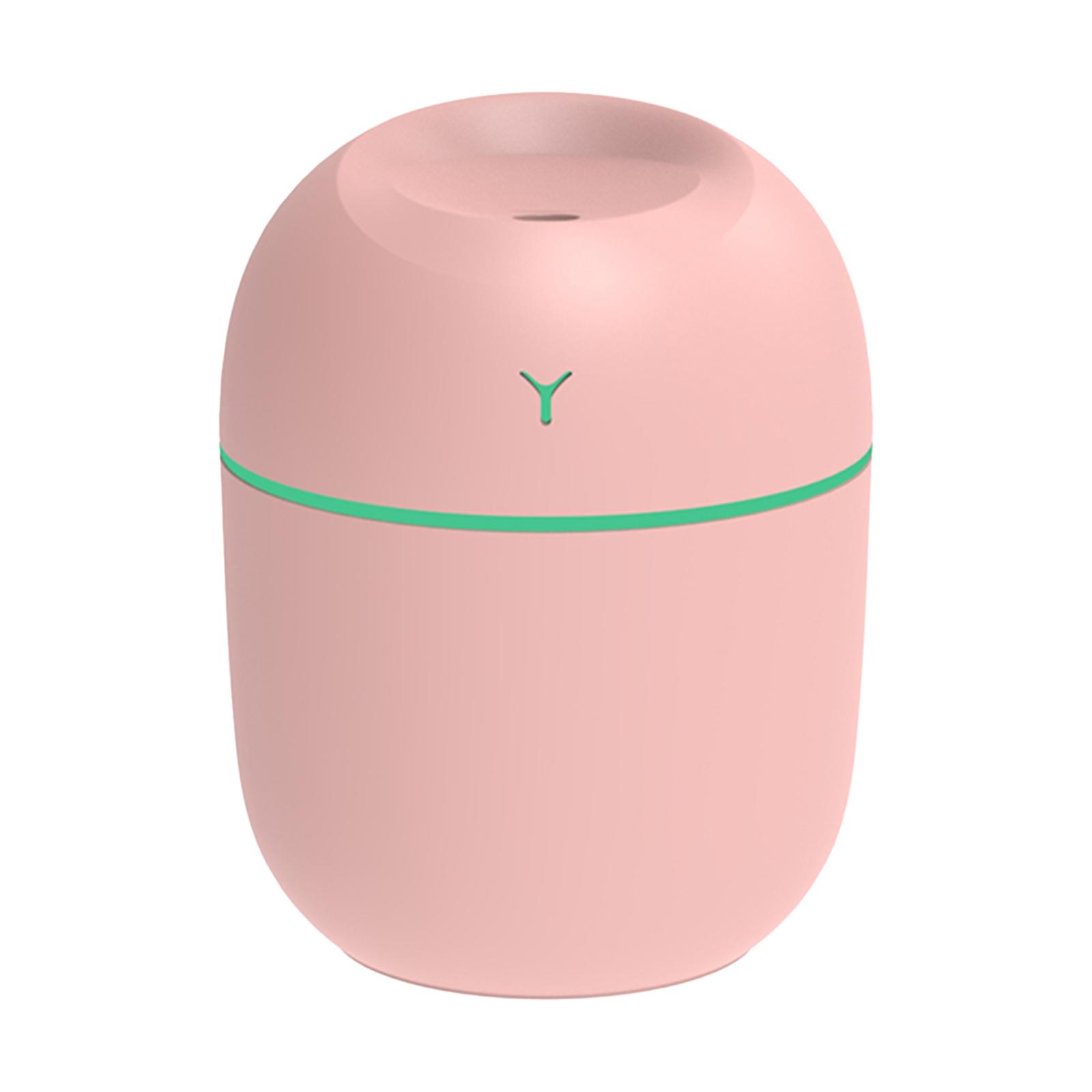 Máy Tạo Độ Ẩm Phun Sương 220Ml Với Đèn Ngủ Bàn Di Động Yên Tĩnh Tự Động Tắt Không Dùng Nước Usb