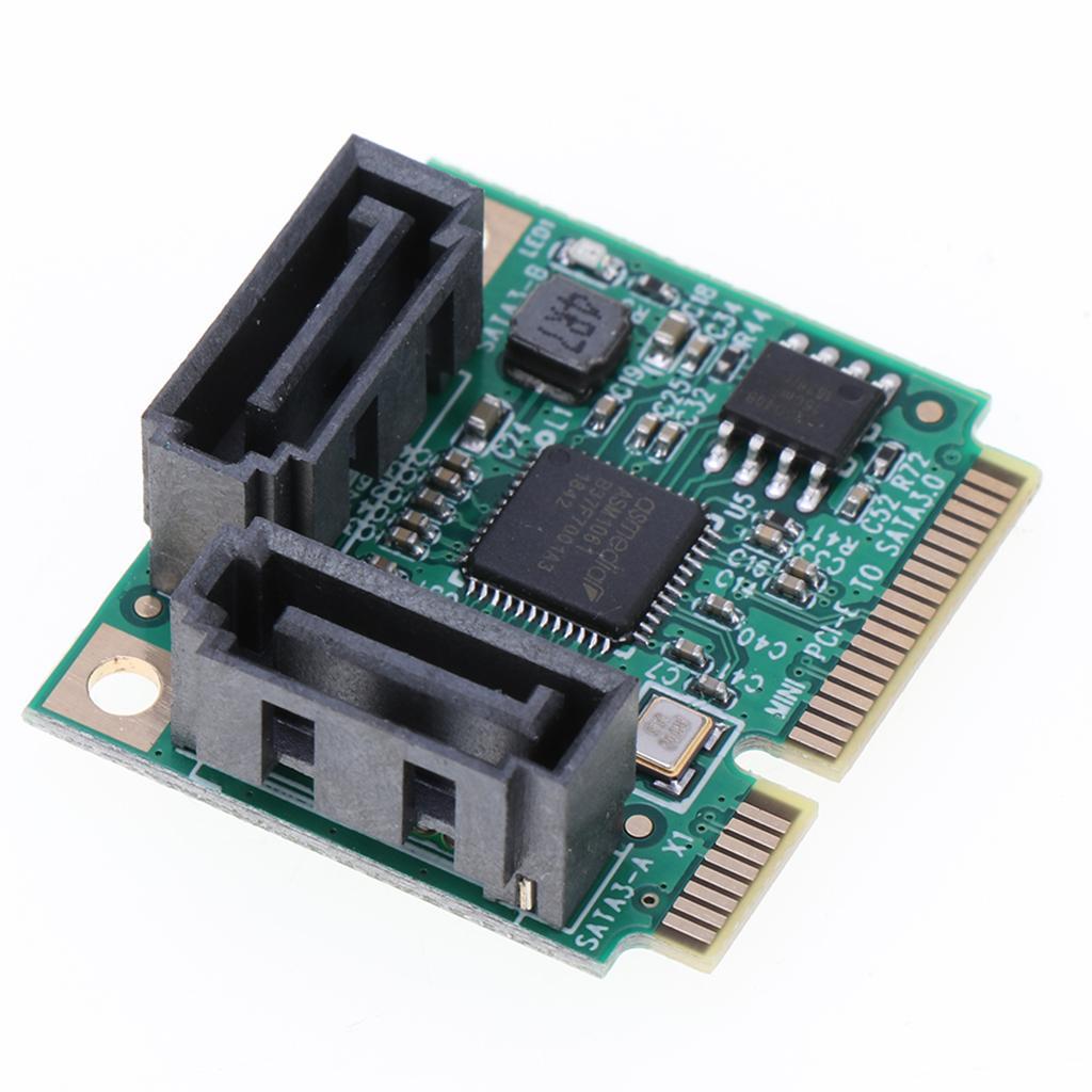 - to SATA3.0 2-Port  III Expansion Adapter Card 6Gbps