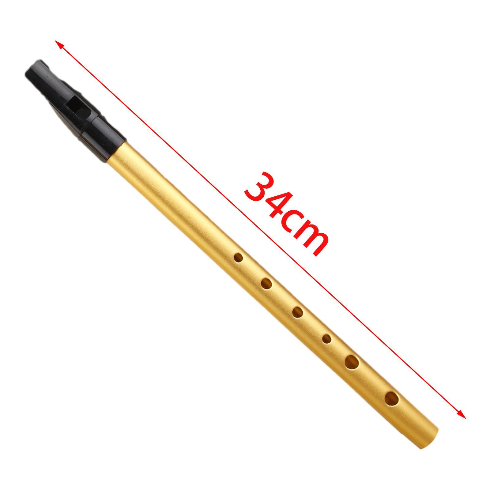 Whistle, Portable 6 Hole Piccolo Musical, Traditional Durable Flute Easy to Learn Fipple, Whistle Key of C for Kids, Beginners, Music Lovers Gift