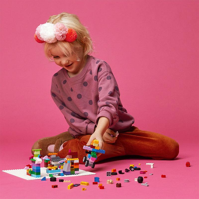 Đồ Chơi LEGO Đế Lắp Ráp Màu Trắng 11026 (1 chi tiết)